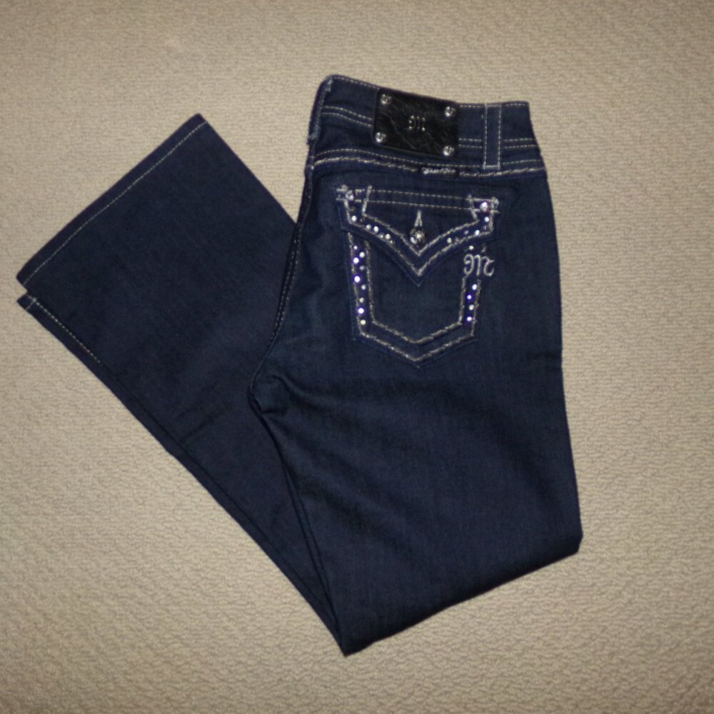 MISS ME EASY BOOT JEANS SZ 28